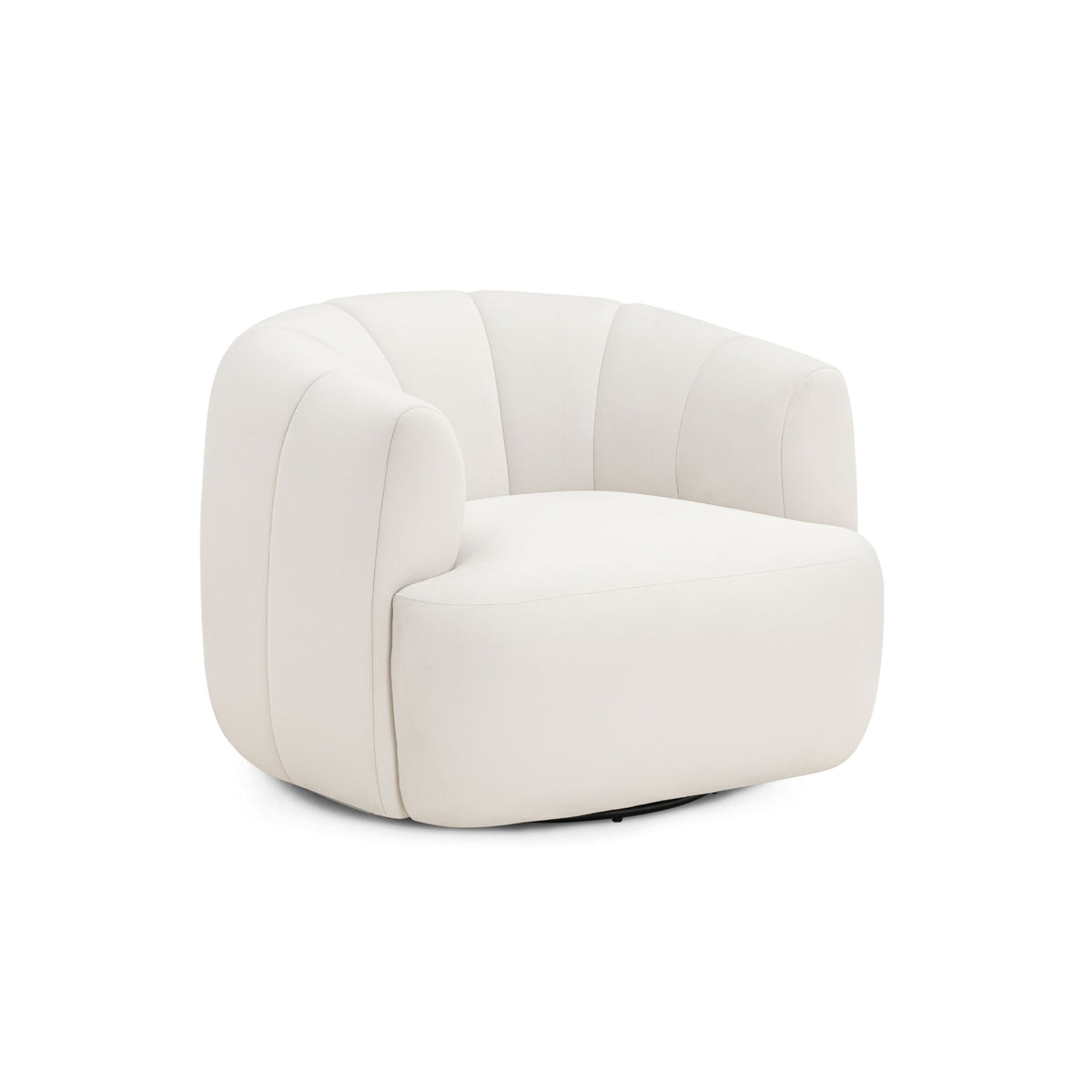 Jasmine Performance Velvet Swivel Accent Chair - View 8