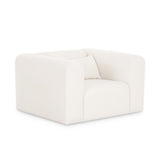 Tarra Cream Performance Chenille Accent Chair - View 1