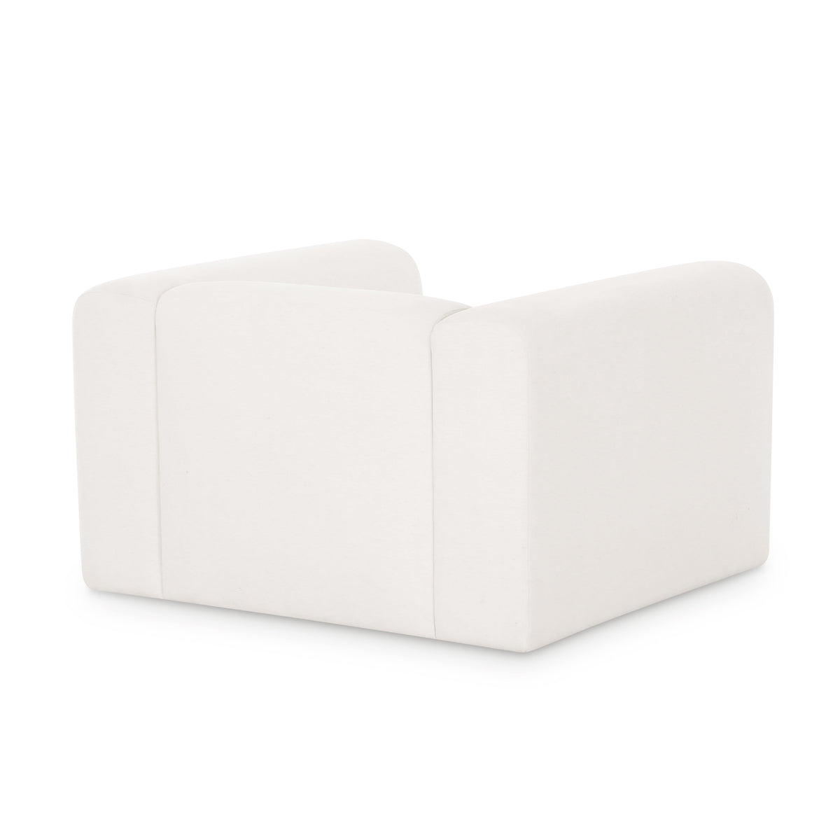 Tarra Cream Performance Chenille Accent Chair - View 5