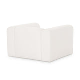 Tarra Cream Performance Chenille Accent Chair - View 5