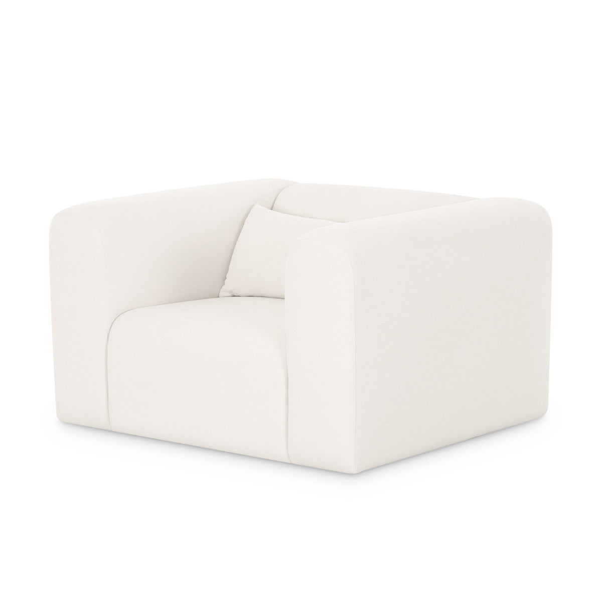 Tarra Cream Performance Chenille Accent Chair - View 4