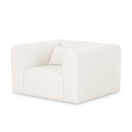Tarra Cream Performance Chenille Accent Chair - View 4