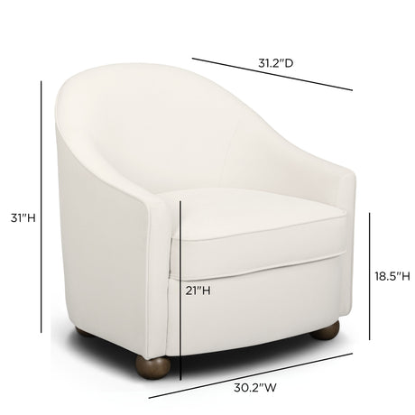 Cettie Performance Velvet Accent Chair - View 7