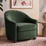 Cettie Performance Velvet Accent Chair - View 9