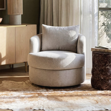 Silvi Performance Boucle Swivel Accent Chair - View 1