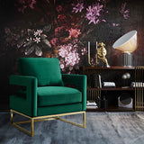 Avery Velvet Accent Chair