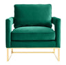 Avery Velvet Accent Chair
