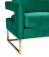 Avery Velvet Accent Chair