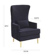 Alina Tall Tufted Back Chair