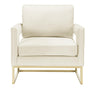 Avery Velvet Accent Chair