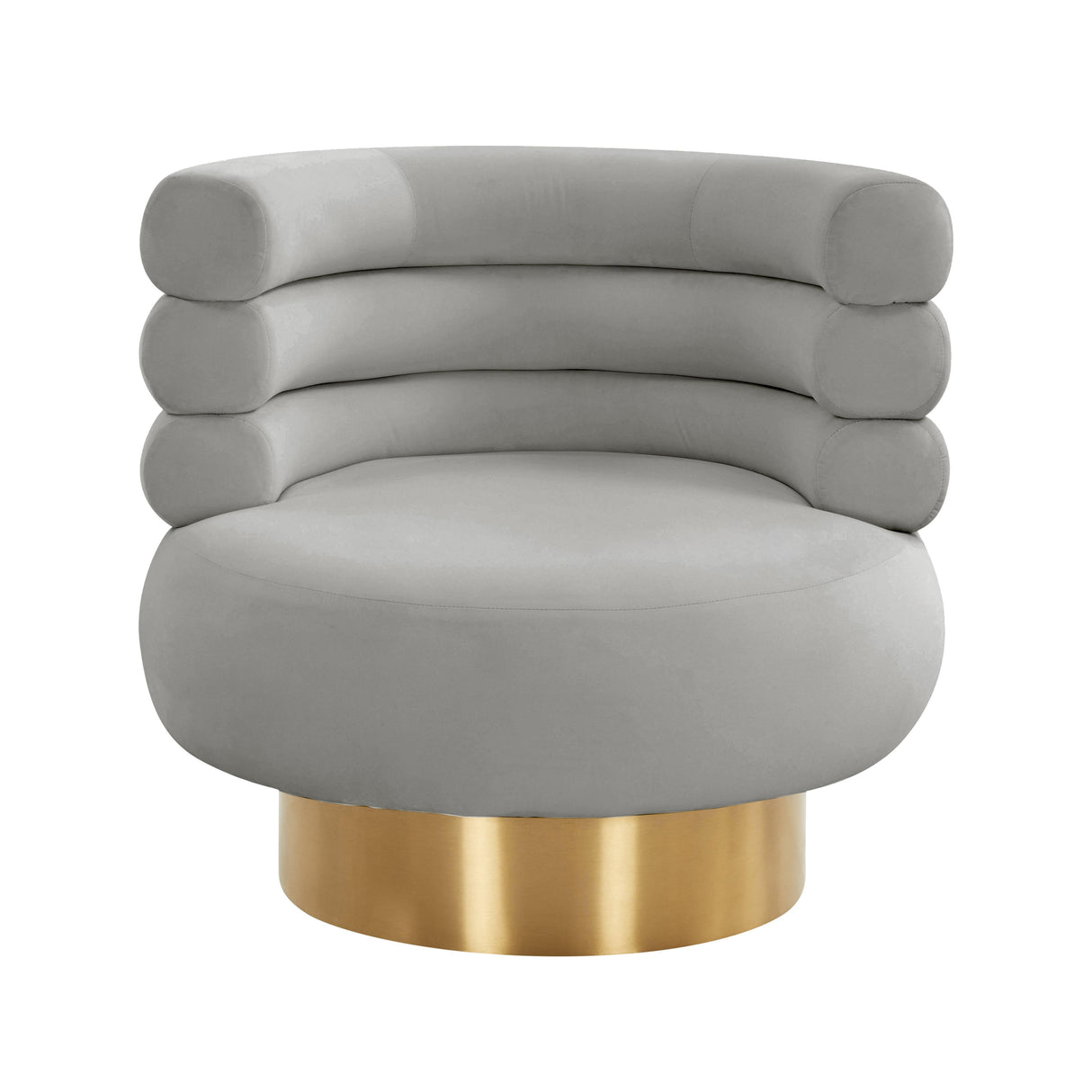 Naomi Velvet Swivel Chair