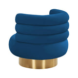 Naomi Velvet Swivel Chair