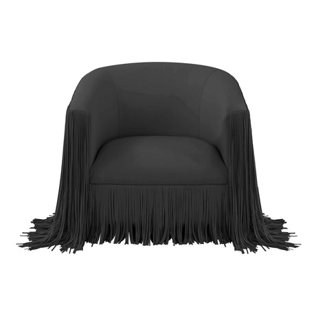 Shag Me Performance Vegan Leather Swivel Accent Chair - View 23