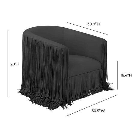 Shag Me Performance Vegan Leather Swivel Accent Chair - View 26