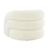 Slipper Upholstered Swivel Chair