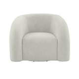 Slipper Upholstered Swivel Chair