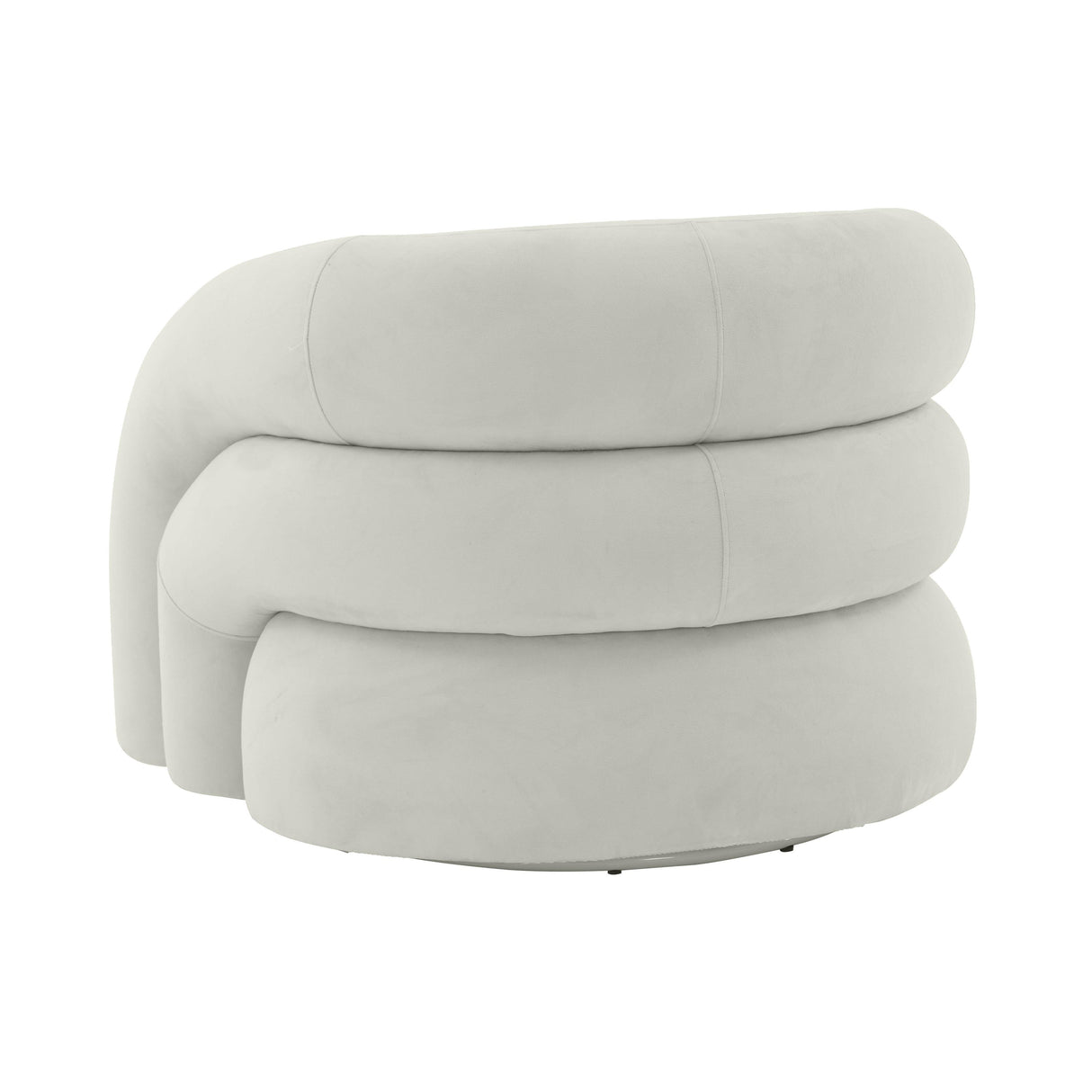 Slipper Upholstered Swivel Chair
