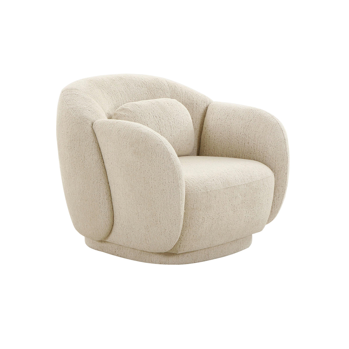 Misty Boucle Accent Chair pair arranged in a conversational seating area