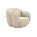 Misty Boucle Accent Chair pair arranged in a conversational seating area