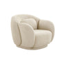 Misty Boucle Accent Chair pair arranged in a conversational seating area