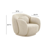 Misty Boucle Accent Chair