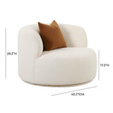 Fickle Swivel Accent Chair - View 23