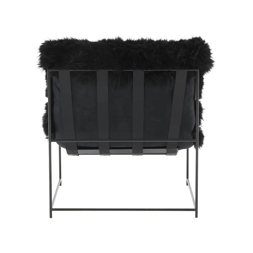Kimi Natural Genuine Sheepskin Chair