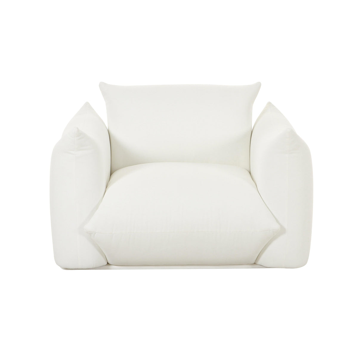 Saint Tropez Pearl Performance Fabric Stuffed Armchair