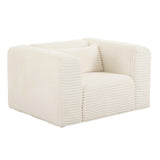 Tarra Fluffy Oversized Corduroy Armchair
