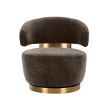 Austin Oat Recycled Fabric Swivel Chair