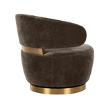 Austin Oat Recycled Fabric Swivel Chair