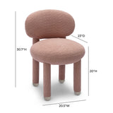 Manu Nubby Performance Fabric Side Chair