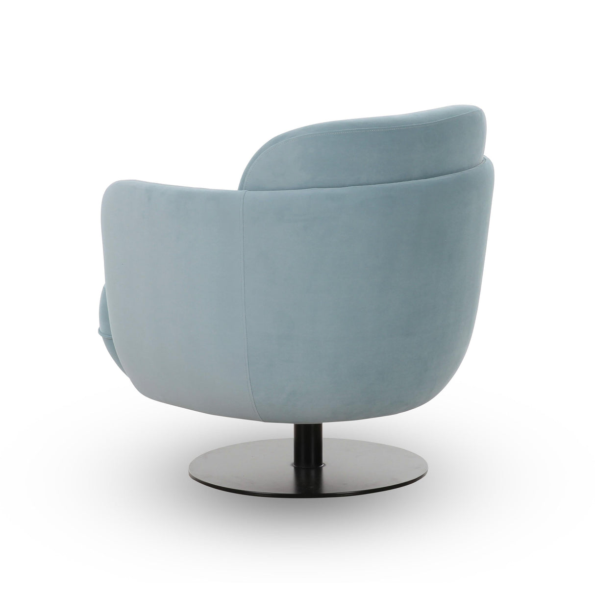 Solange Velvet Swivel Chair