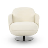 Solange Velvet Swivel Chair