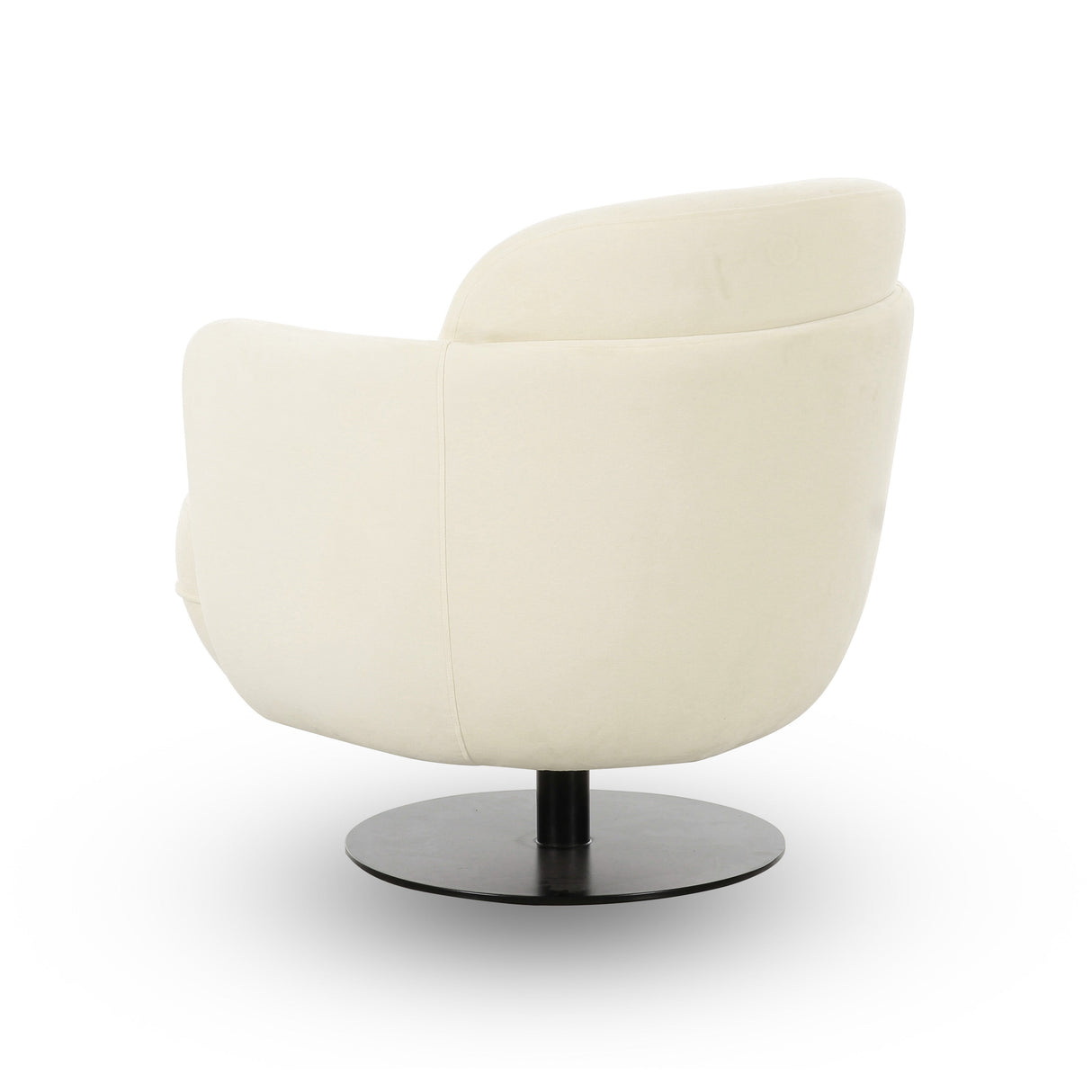 Solange Velvet Swivel Chair