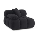 Calliope Cream Vegan Shearling Modular Corner Chair
