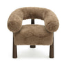 Spara Straight Vegan Shearling Accent Chair