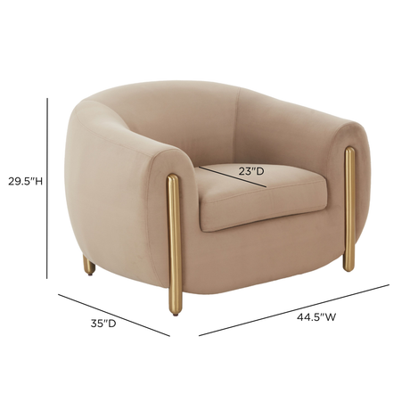 Lina Accent Chair by Inspire Me! Home Decor - View 6