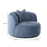 Fickle Swivel Accent Chair - View 8