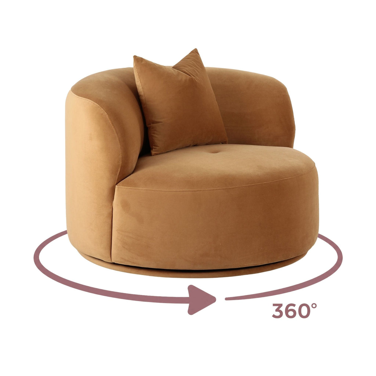 Fickle Swivel Accent Chair - View 15