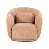 Misty Boucle Accent Chair in Off-White front view