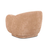 Misty Boucle Accent Chair Off-White side angle