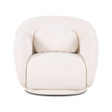 Misty Boucle Accent Chair deep cushioned seat construction detail