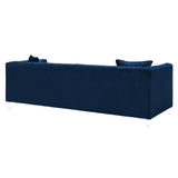 Bea 90.6" Velvet Tufted Sofa