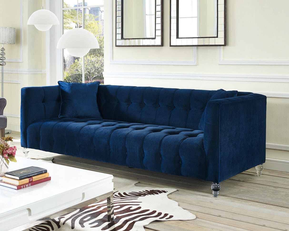 Bea 90.6" Velvet Tufted Sofa
