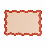 Scalloped Edge Cotton Placemat - Set of 4