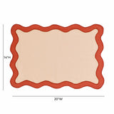 Scalloped Edge Cotton Placemat - Set of 4