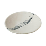 Ikani  Black & White Resin Serving Plate