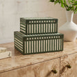 Kora Cotton Jute Contract-Grade Keepsake Box Set - View 1