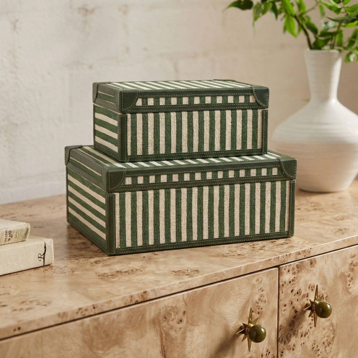Kora Cotton Jute Contract-Grade Keepsake Box Set - View 2